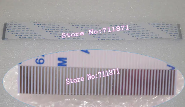 25.5mm Width 50CM Length 0.5 Pitch 50P Flexible Flat Cable Line Spacing 0.5mm 50Pin FFC Cable ribbon soft line FFC line TTL