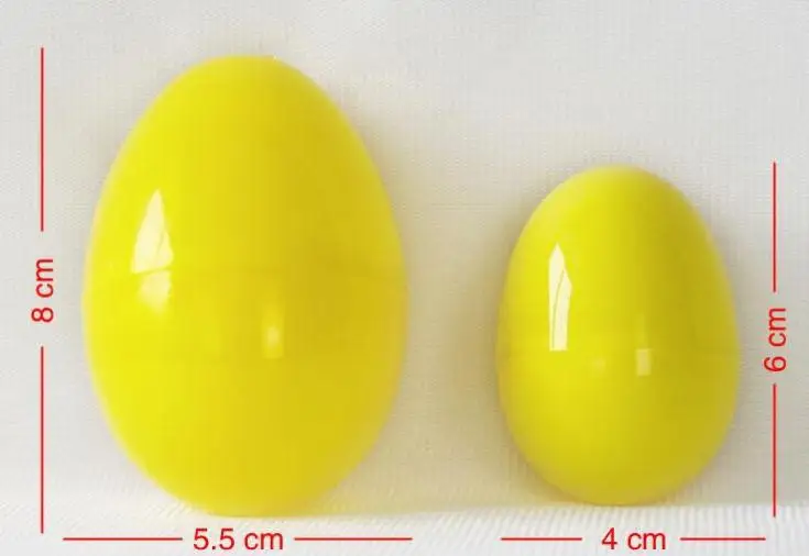 2018 Prettybaby Easter eggs Eco-friendly plastic buckle eggs 2 size puzzle eggs baby kids gift Easter day DIY decoration SN067