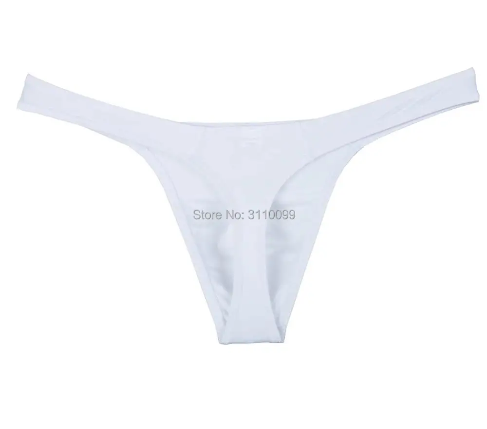 Halus Bikini pria Seksi Thongs dan G-string Bluge Pouch Comfy Lembut Elastis Peregangan Laki-laki Thong Celana Pakaian pria Tanga