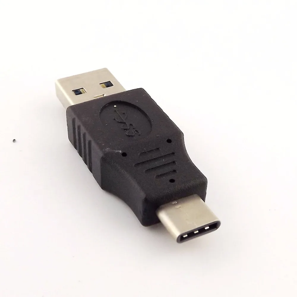 1Pcs USB 3.1 Type C Male Plug to USB 3.0 A Male Fast Sync Data Power Supply Converter Connector