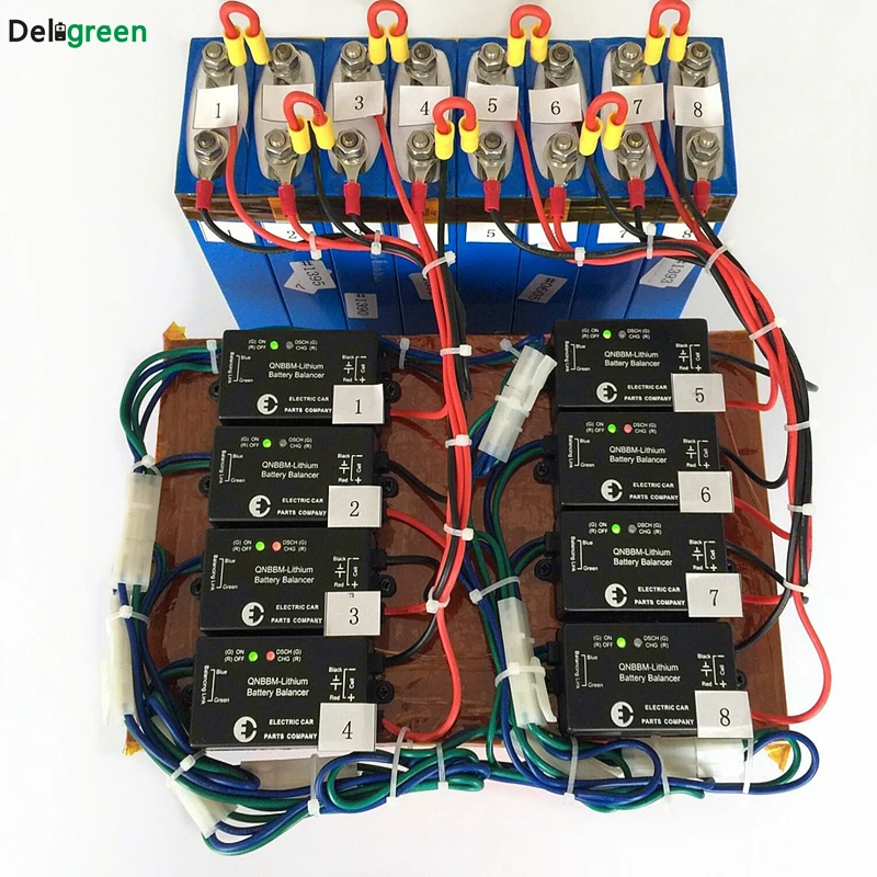 Equalizzatore batteria 1S Li-ion a cella singola LiFePO4 LTO NCM polimero 18650 bilanciamento batteria BMS attivo fai-da-te con indicatore Led QNBBM