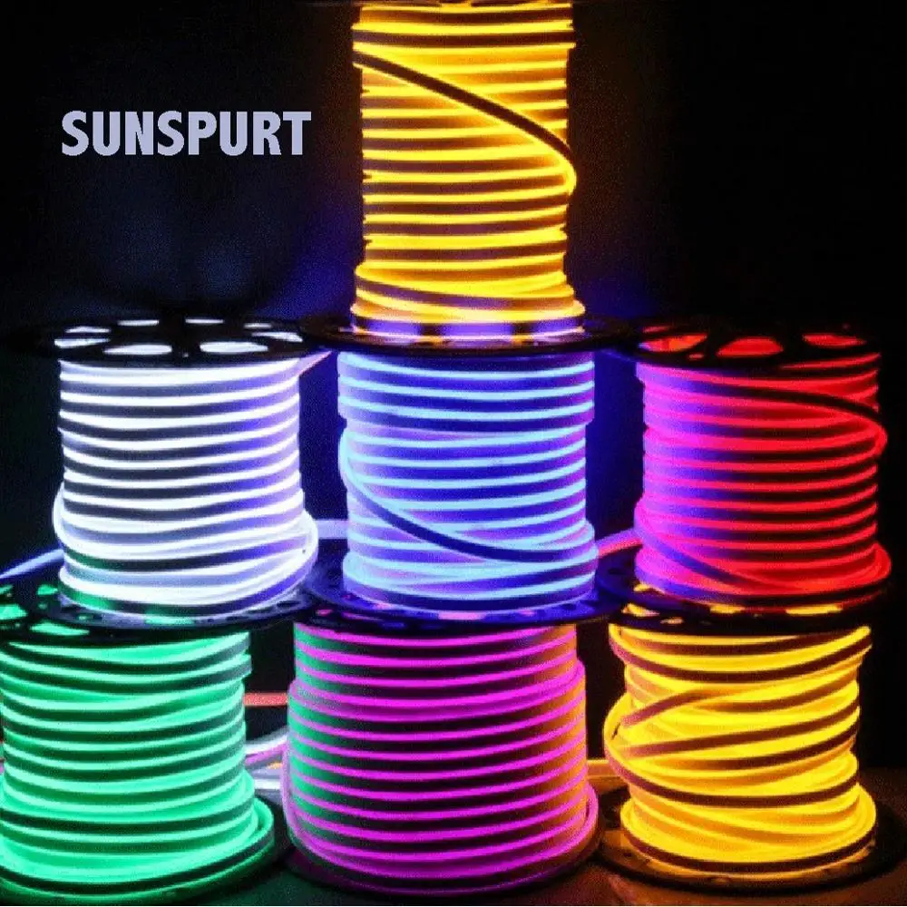 

2-20 Meters Factory Waterproof IP67 AC220V LED Light Strip SMD 2835 120LEDs/M Flexible Neon Strip For Engineering Outdoor Indoor