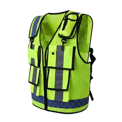 High Visibility Running Reflective Vest Working Clothes Motorcycle Cycling Sports Outdoor Reflective Safety Clothes