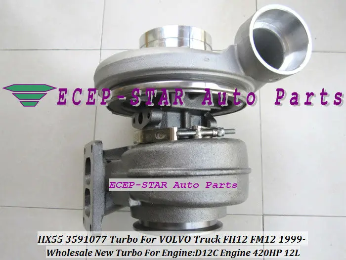 100% NEW With Gaskets HX55 3591077 Turbo Turbine Turbocharger Fit For VOLVO FH12 FM12 12L 1999-  2006 Engine D12C 420HP