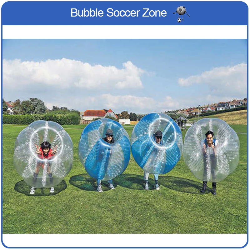 Gratis Verzending Bubble Ball Voetbal Dia 1.5m Bubble Ball Voetbal Outdoor Transparante Bumper Bal Voor Volwassenen