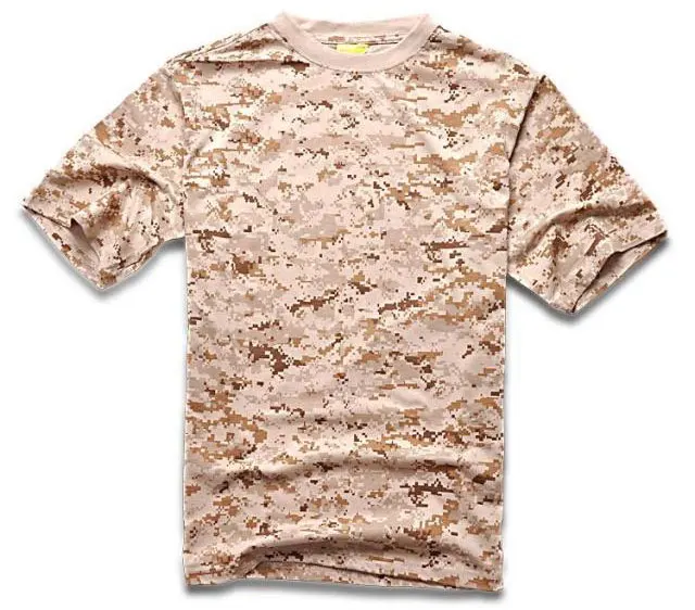 Summer Hunting Camouflage T-shirt Men Breathable Army Tactical Combat T Shirt Military Sport Camo Outdoor Multicam Tees