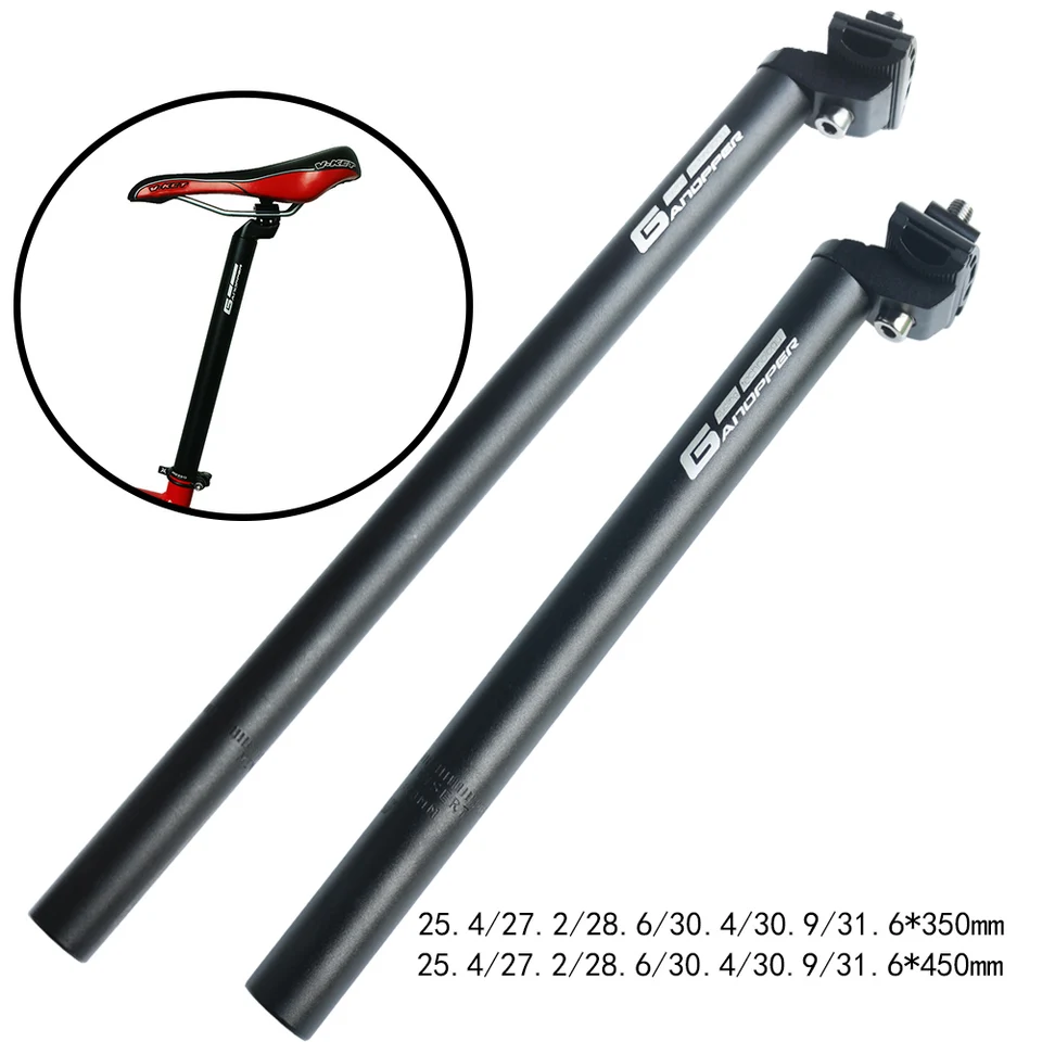 Reggisella Bici In Alluminio 400mm – Diametri 27,2 / 30,9 / 31,6 Mm, Universale Per BMX, MTB, Strada E City Bike