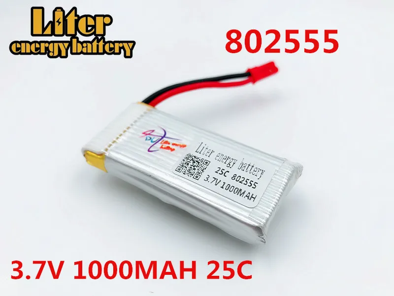 Bateria tk110hw jrc h12c h12w jxd 3.7 1000 w 802555g para drone, quadricóptero com 509 v, 509 mah, 509