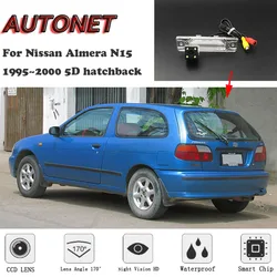 AUTONET HD Night Vision Backup Rear View camera For Nissan Almera N15 1995~2000 5D hatchback CCD/license plate Camera or Bracket