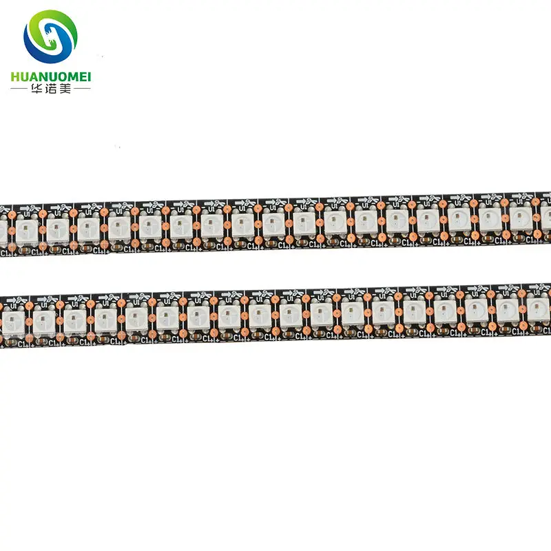 

1M WS2812 WS2812b LED Digital Strip Light 144LEDs/m with 144PCS WS2811 IC Chip Built-in 5V RGB Pixel Black PCB Waterproof IP65