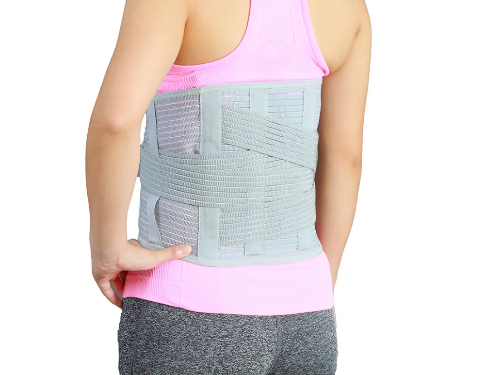 Lumbar Support Back Brace for Muscle Strain, Thoracic Spinal Injury or Slippage