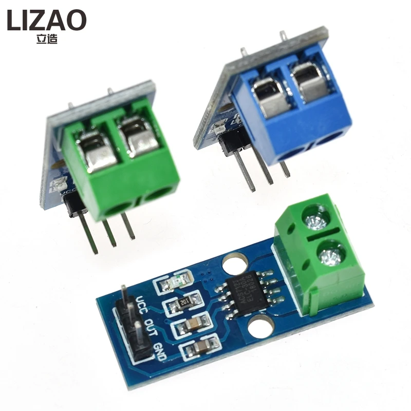LIZAO offre spéciale ACS712 5A 20A 30A Module de capteur de courant Hall Module ACS712 pour Arduino 20A