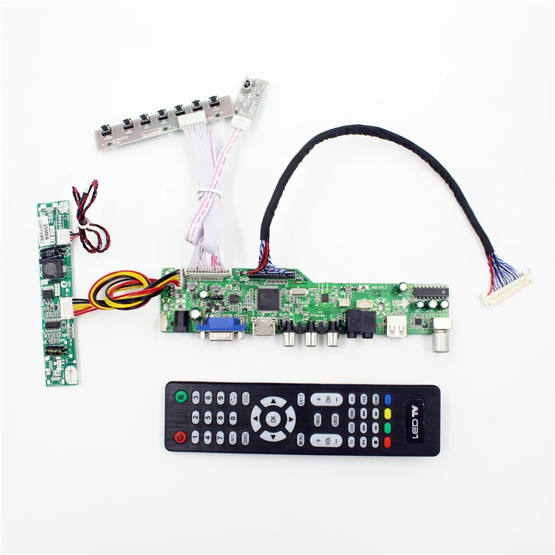 

LCD TV controller board with TV AV VGA Audio USB HDMI-compatible for lcd panel 1280X1024 G170ETN02.1 M170EGE-L20 M170ETN01.1