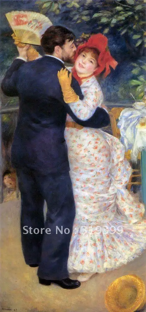 

oil painting reproduction on linen canvas,dance in the country by pierre auguste renoir,Free DHL Shipping,100% handmade,museum q