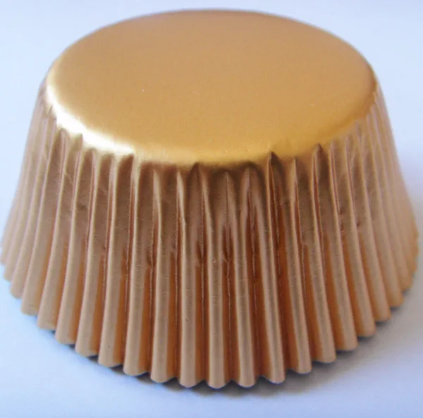 50x Cupcake Paper Cups Gold Silver Red Aluminum Foil Muffin Baking Cup Cake Liner Holder Case Wrappers Trays for Birthday Party