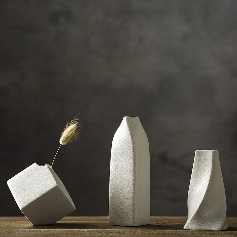 Современная простая керамика оригинальность водная культура ваза для ресторана чайный столик Китайский сухой цветок композиция украшения