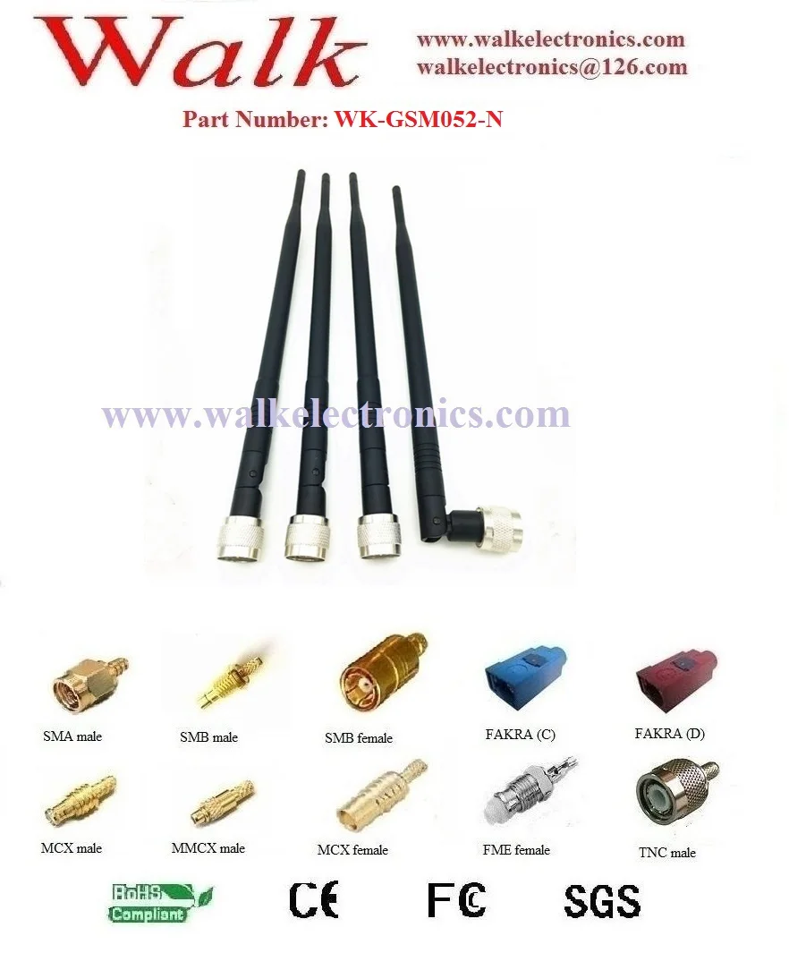 high gain N male 3G GSM rubber Antenna foldable N male antenna gprs gsm 3g swivel antenna 7.0dBi