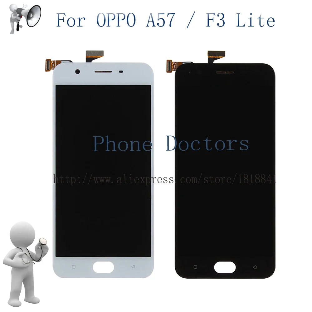 5.2 "Dành Cho OPPO A57 A57M Full Màn Hình Hiển Thị LCD + Tặng Bộ Số Hóa Cảm Ứng Dành Cho OPPO F3 Lite Màn Hình LCD Thay Thế các Bộ Phận