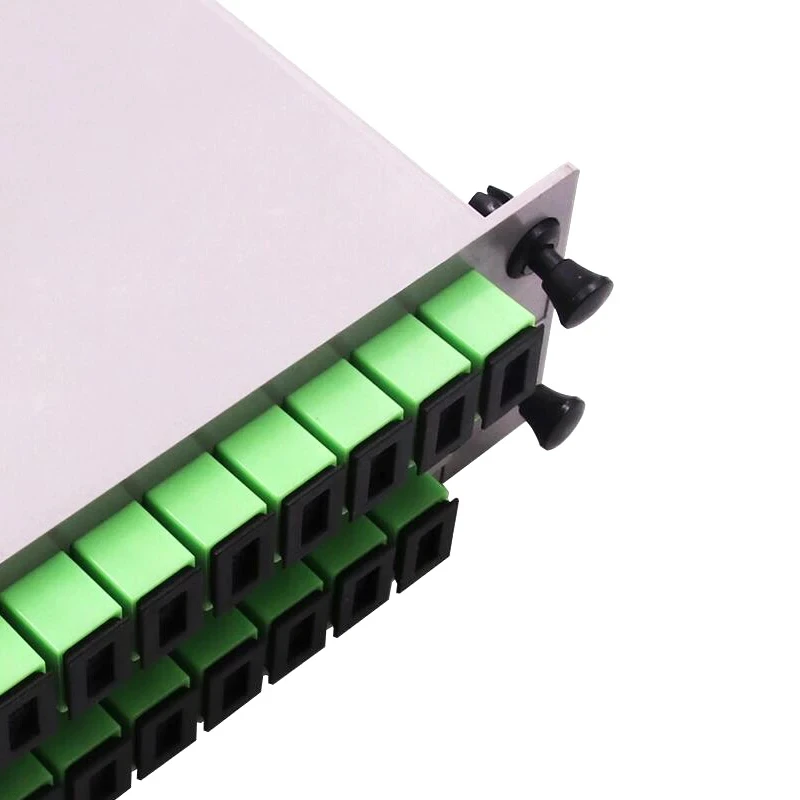 LGX 박스 섬유 스플리터, GEPON FTTH SM SC/APC, 1x16 PLC 광학 커플러, 카세트 텔레콤 GPON ELINK 평면 웨이브 가이드, 2 개