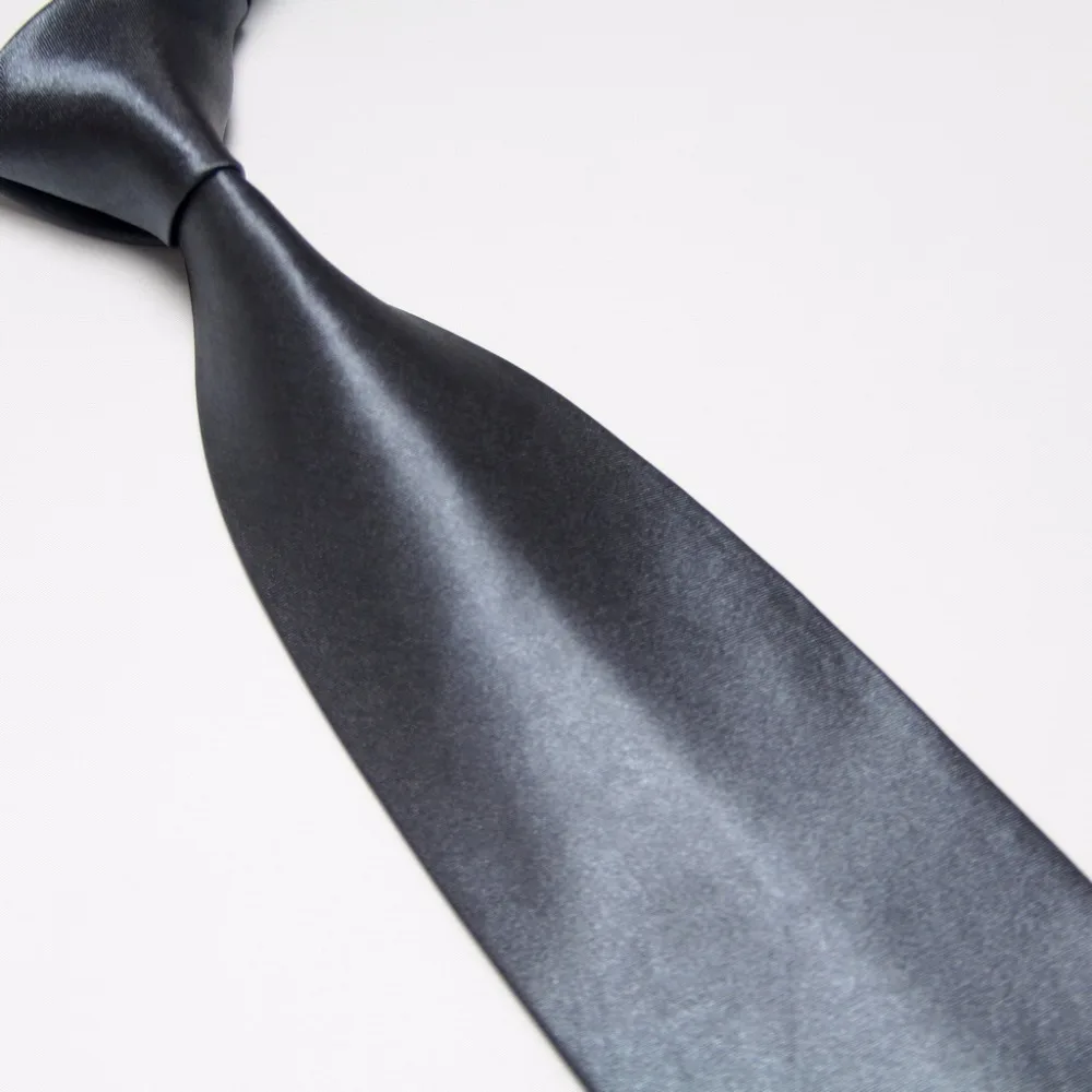 2025 fashion solid men\'s Yellow Gold neck ties Wide Tie 10cm