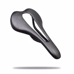 PURARAZA-Hollow Full Carbon Road Bike Seat, Matt Bicycle Parts, MTB Hollow Cushion, New, 275x147mm, 3K, 2018