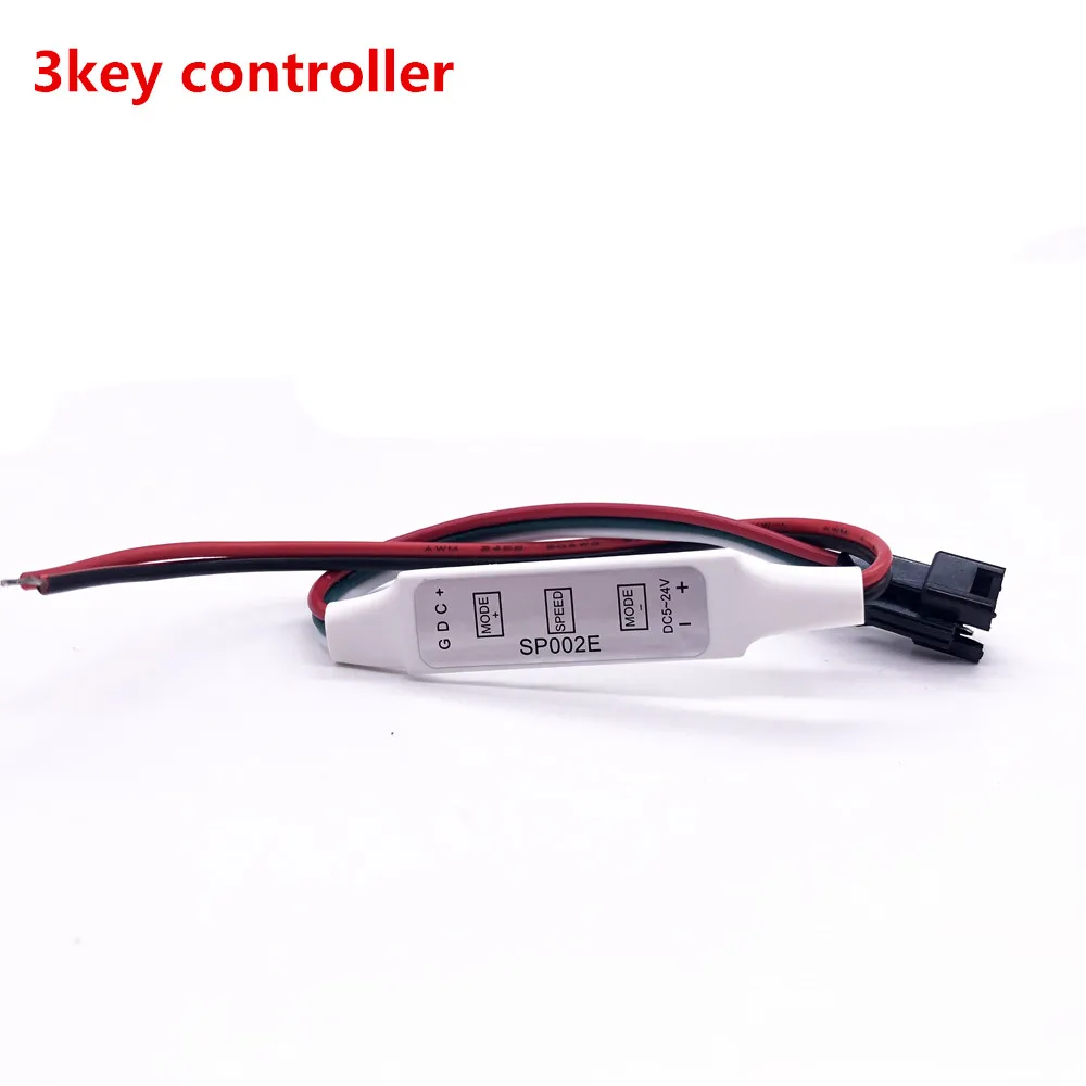 Mini 3keys 14keys 21keys RGB IR RF Remote controller, for WS2811 WS2812B WS2813 APA102 strip controller