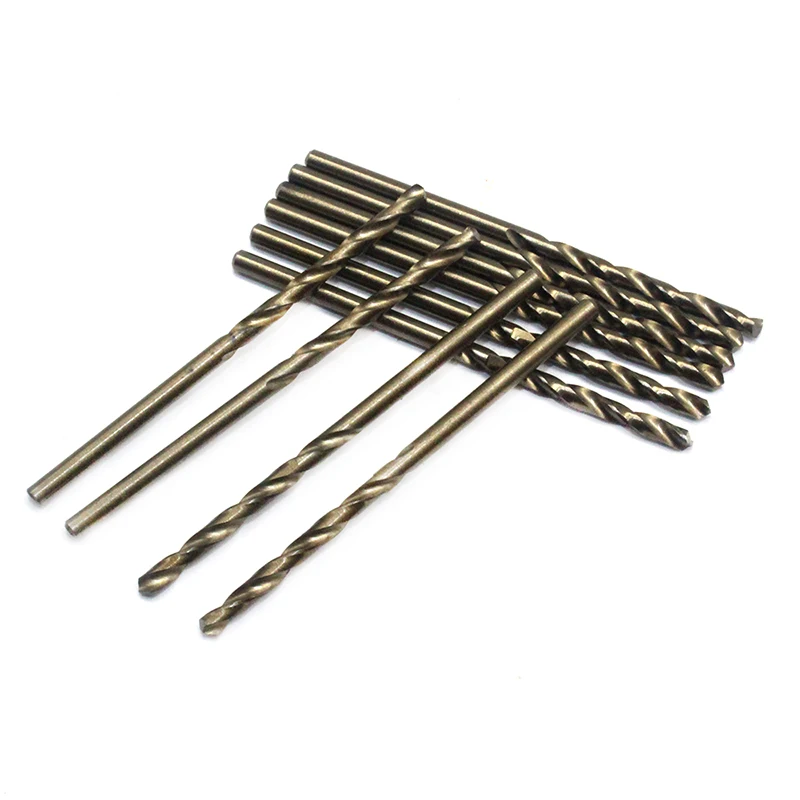 10 cái M35 2.6 mét thép không gỉ đặc biệt kim loại khoan lổ bit khoan Xoắn chuôi thẳng tốc độ cao thép chứa coban