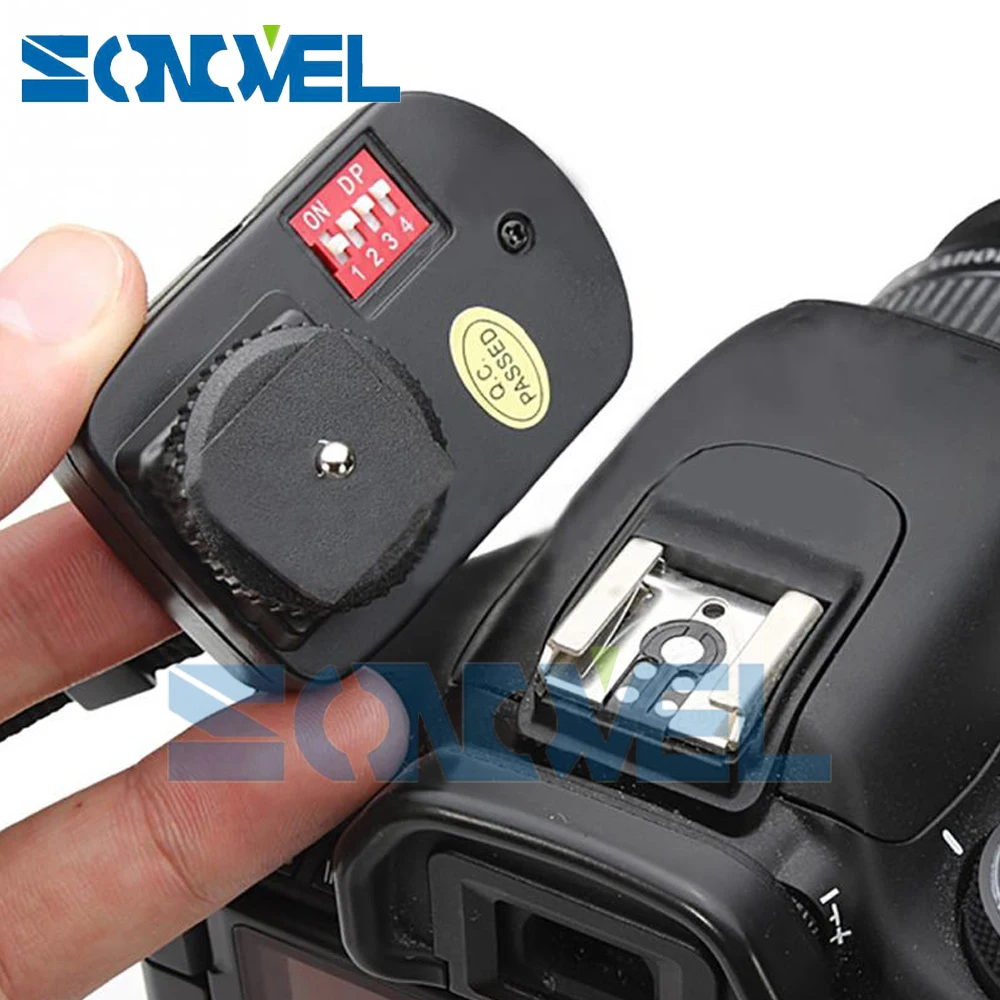 WanSen PT-16GY 16 Channels Wireless Flash Trigger Transmitter SET With 3 Receivers for Canon Nikon Pentax Olympus Yongnuo Sigma