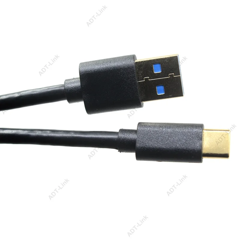 1 Pcs USB 3.1 Tipe C USB-C Male Konektor Standar USB 3.0 Tipe A MALE Kabel Data 3A Cepat kabel Pengisian untuk Typec Perangkat Baru