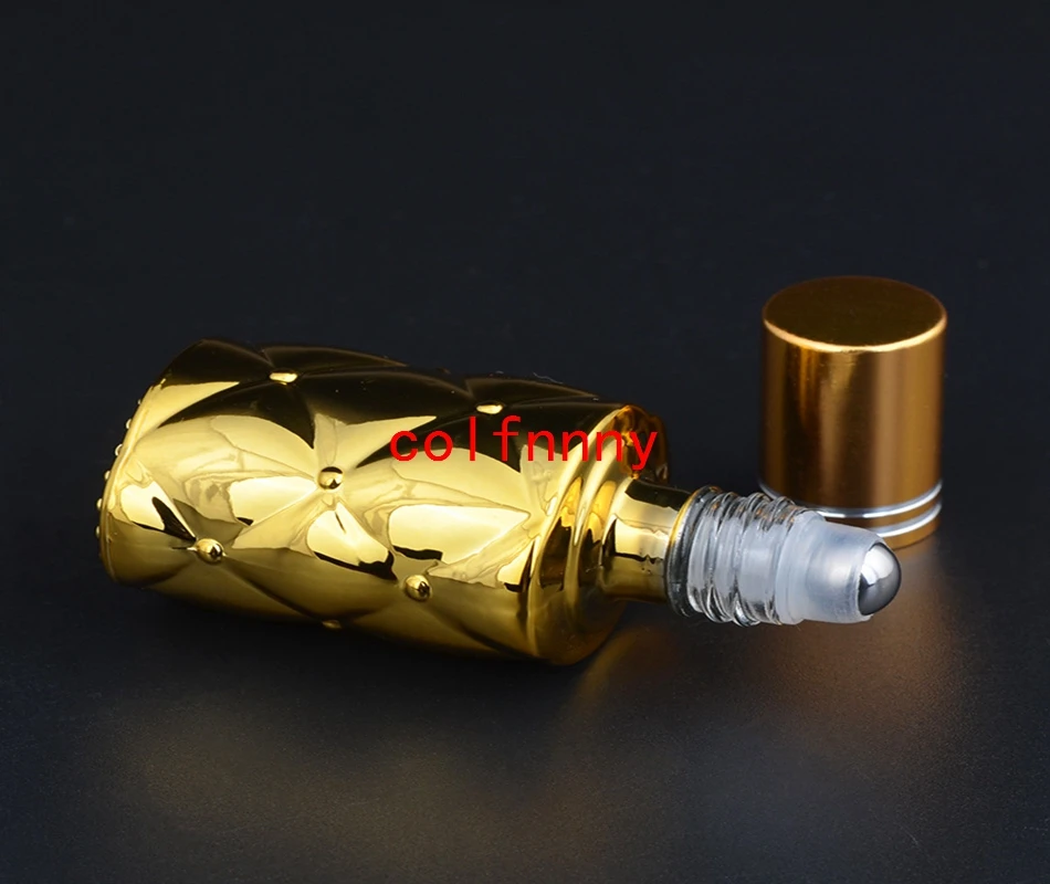 300 teile/los Schnelle Shipping10ml UV Glas Nachfüllbare Duftstoffflasche Mit Ätherischen Ölen Stilvolle Flakon Vide Cosmetique Mit Paket