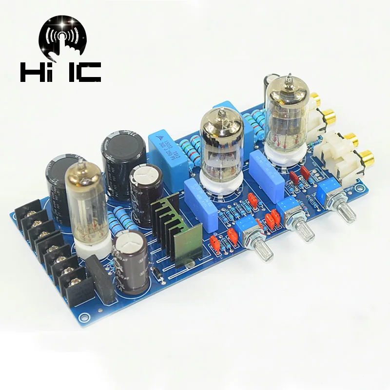 Home Amplifiers Audio Amplificador 6N1 Tone Board Tube Amplifier Preamplificador Tube Preamp Board Free Shipping