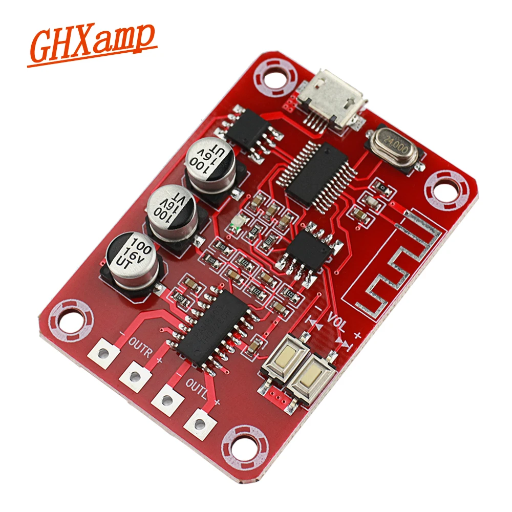 บอร์ดถอดรหัส5.0บลูทูธเครื่องขยายเสียง PAM8403ช่องสัญญาณคู่2*5W ตัวรับสัญญาณเสียงแบบ lossless