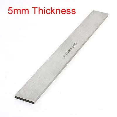 1pc Turning Milling Lathe 5mm Thickness x 5/6/8/10/12/14/16/18/20/25/30/35/40/45/50mm x200mm Length Grinder HSS Blank Tool Bit