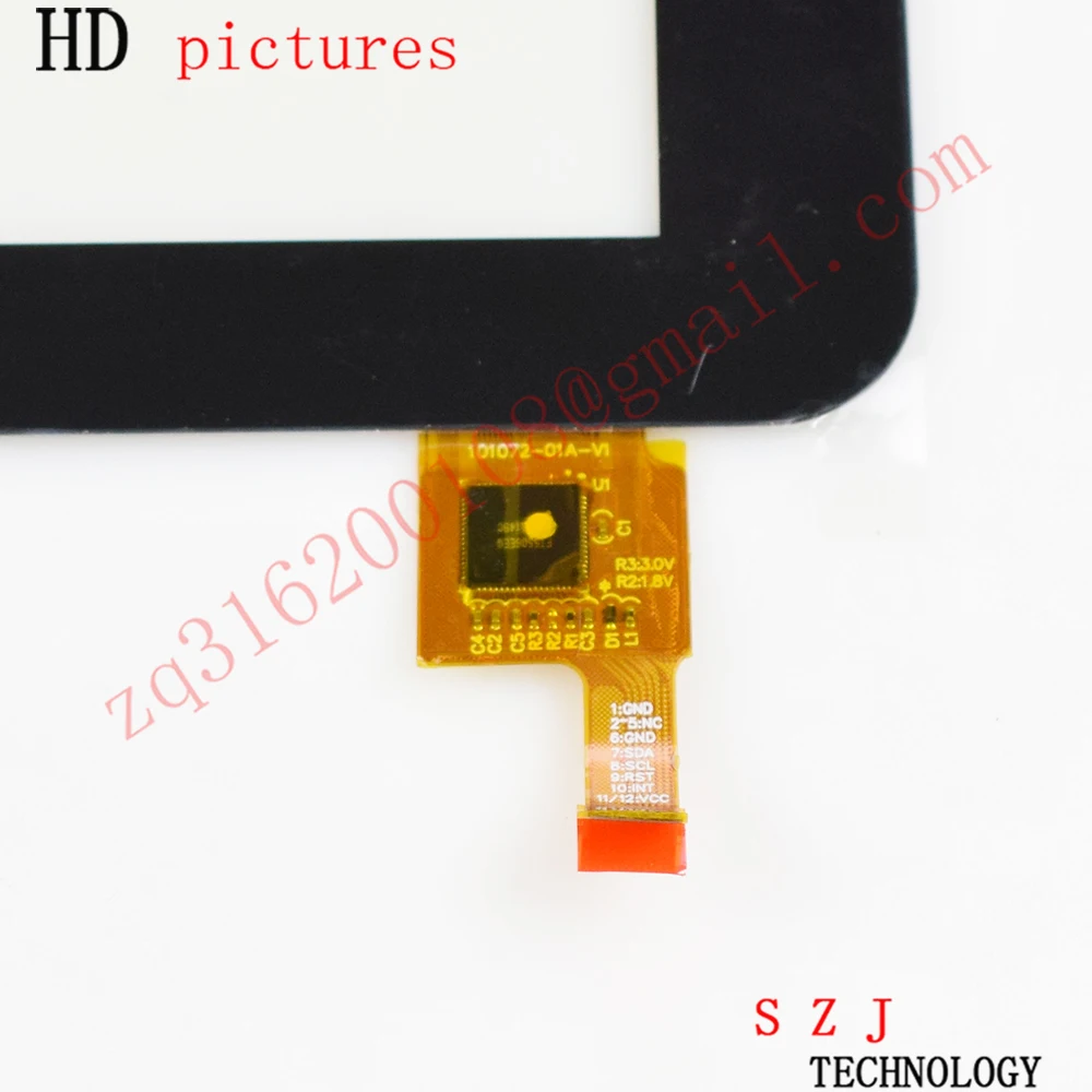 New 10.1'' inch Tablet Capacitive Touch Screen Replacement For 101072-01A-V1 Digitizer External screen Glass Sensor