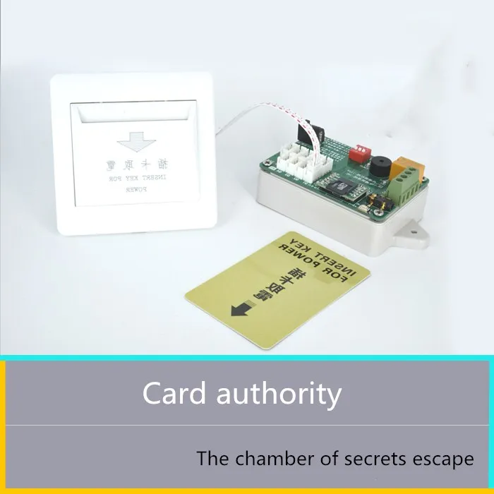 

The chamber of secrets escape props Chamber of authority card authority card power for electricity