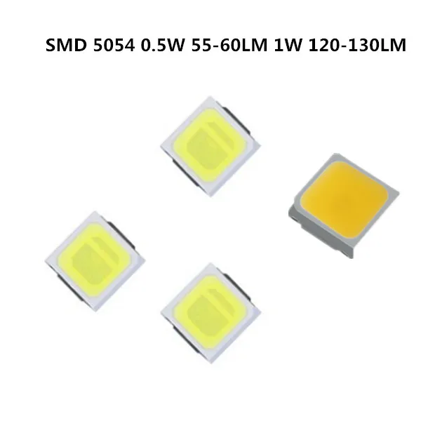 Lámpara de diodo emisor de luz PCB, 500 Uds., SMD LED 2835, 5730 Chips, 0,5 W, 70LM, 3V150MA, 4000K, blanco frío y cálido, montaje en superficie