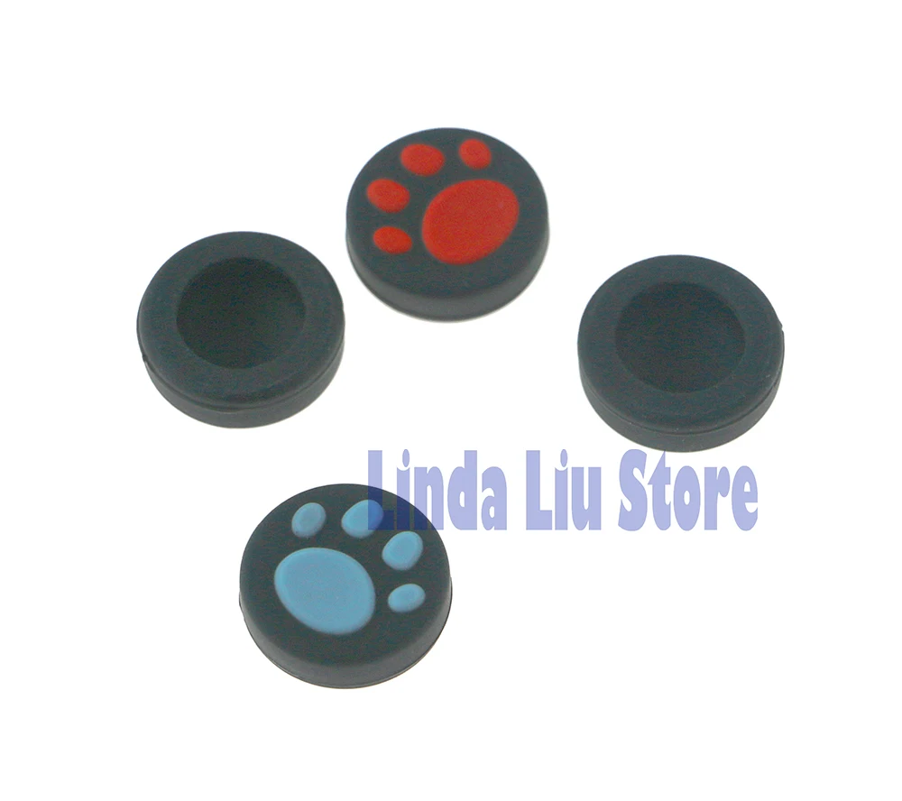 100 قطعة لطيف القط مخلب سيليكون التناظرية عصا القبضات غطاء للتبديل NS تحكم سيليكون قبعات ل نينتندو سويتش