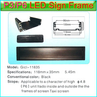 Gicl-11835 P6 LED Display LED Sign Frame,Applicable to P3 P6 led panel,Dedicated to Bus,taxi,car etc automotive display screen