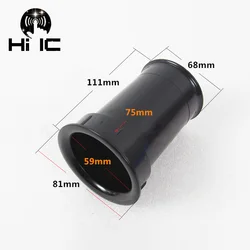 2pcs 75x111mm ABS Speaker Port Tube Bass Reflex Tube 6.5 inch 8 inch  Loudspeaker Woofer Vent Free Shipping