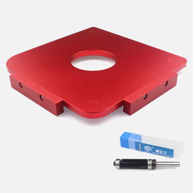 Round Corner Jig Templates R5 R10 R20 R30 Wood Routers Jig Radius Quick-Jig Router Table Bit Woodworking Tools