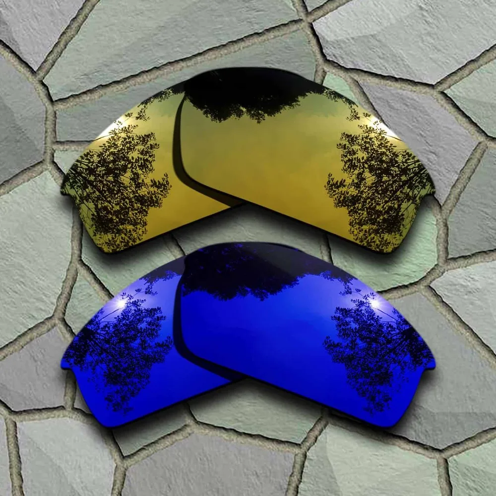 

Yellow Golden&Violet Blue Sunglasses Polarized Replacement Lenses for Oakley Bottlecap