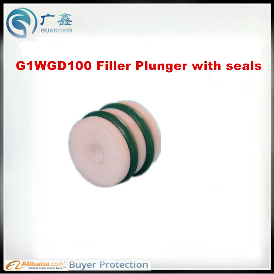 Freeshipping G1WGD100 Semi-automatic paste filler spare parts plunger with seals