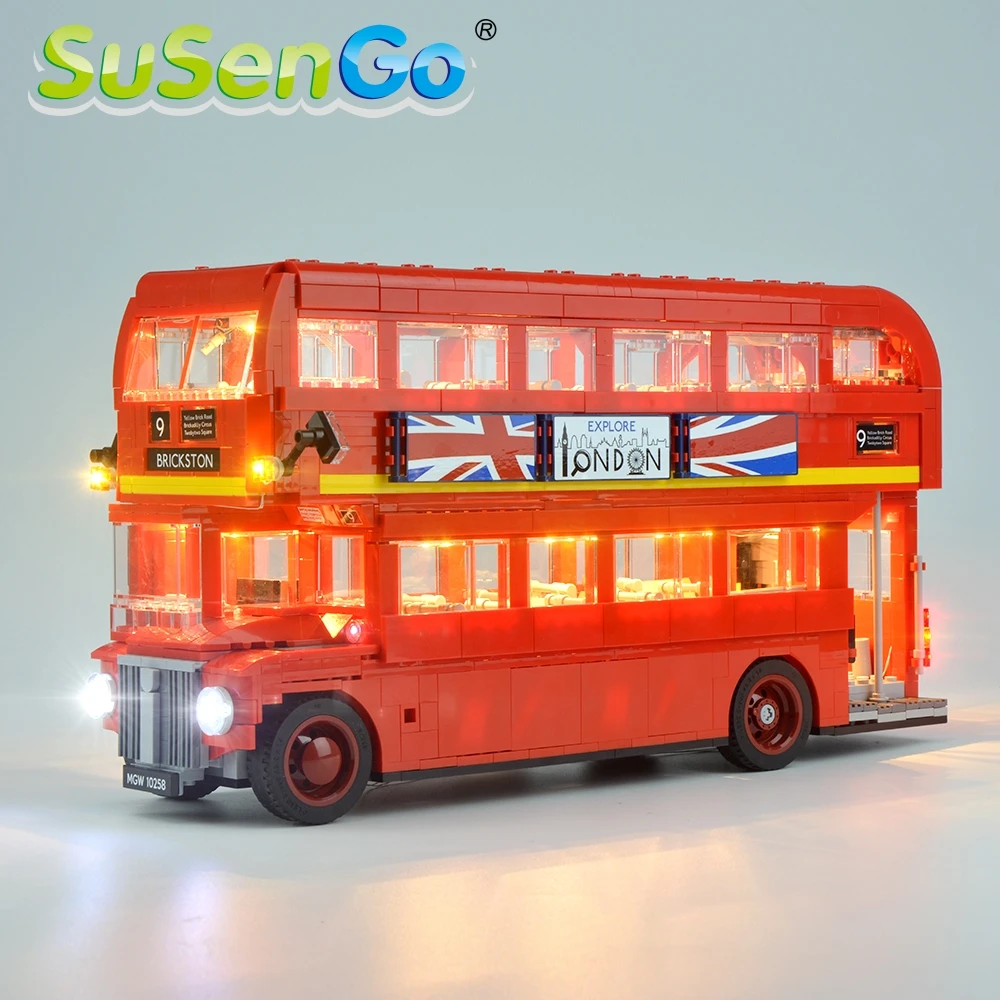 

Led Light Up Kit for 10258 London Bus Building Blocks Set (NOT Include the Model) Bricks Toys for Children