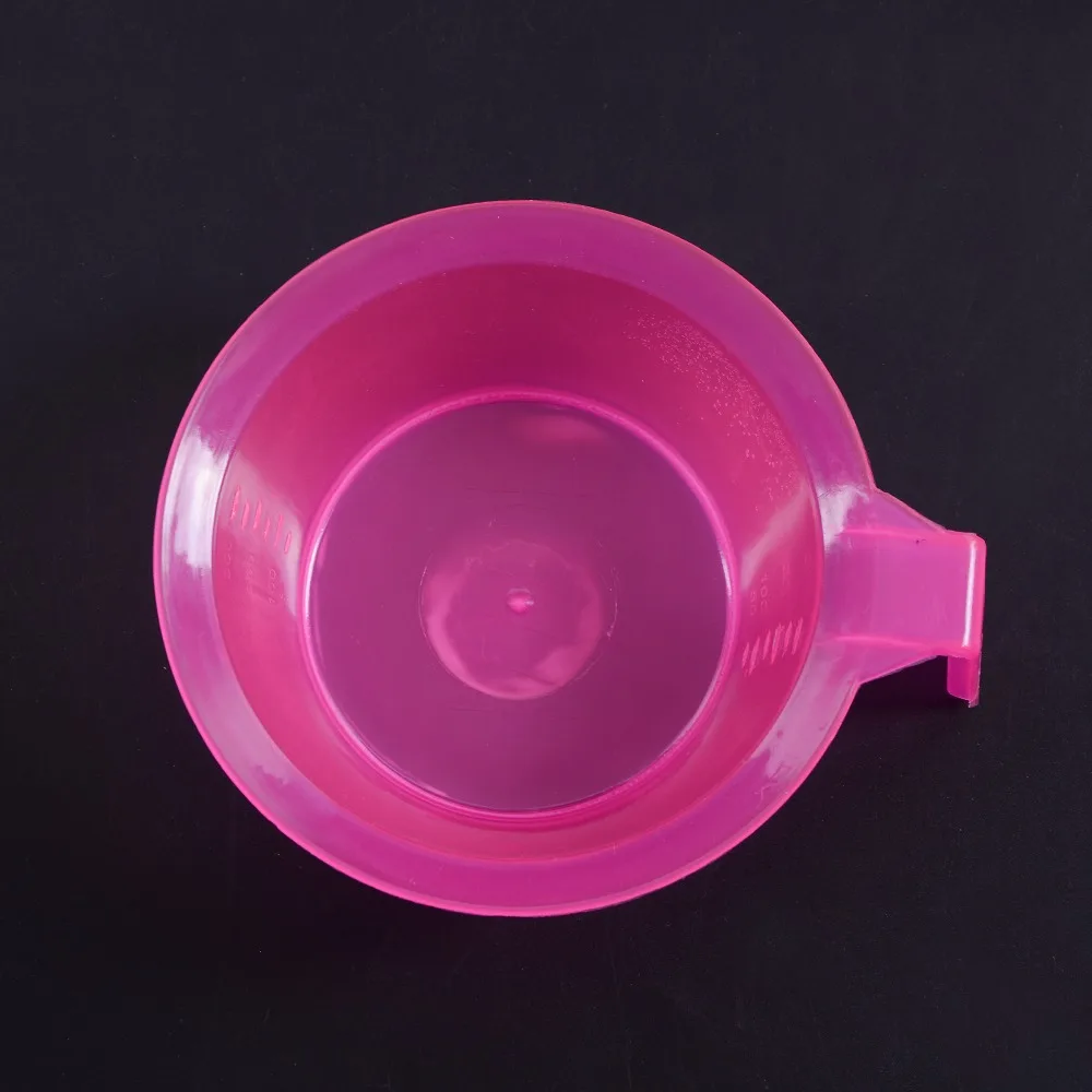 1 Pcs Pink Hairdressing Hair Color Mixing Bowls Hair Color Dye Tint Cup DIY Color Hairs Styling Tools