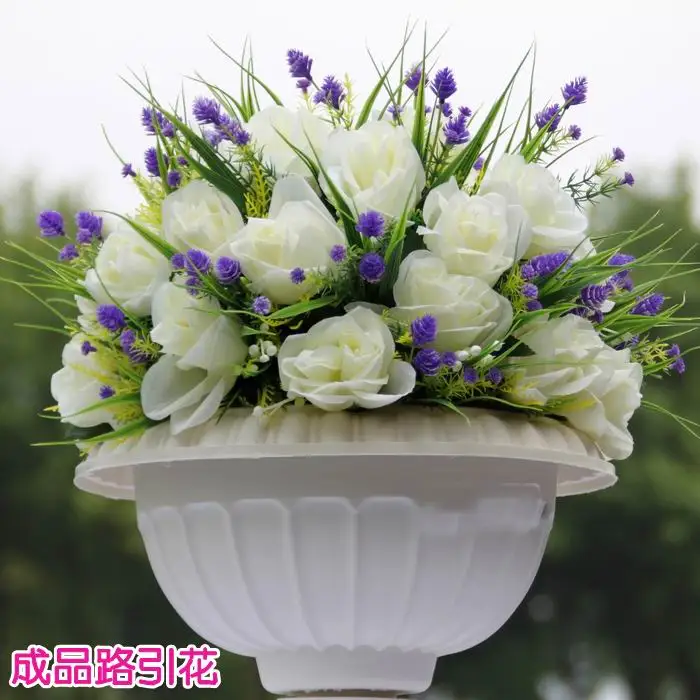 

NEW!!Free shipping!10pcs/lot wedding road lead artificial flowers kissing ball wedding table flowers centerpiece decorations