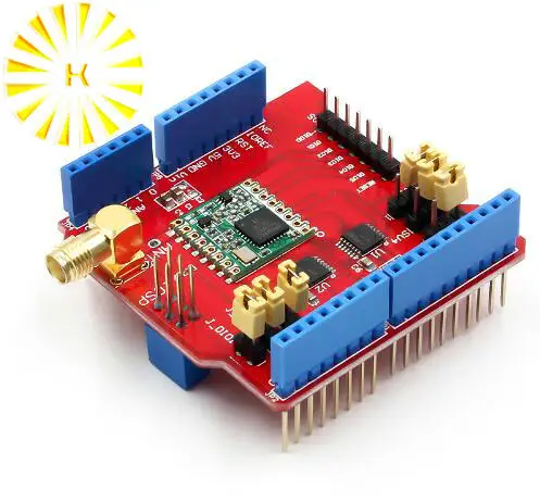 

Long distance wireless 433/868/915Mhz Lora Shield Leonardo, UNO, Mega2560, Duemilanove, Due Connector