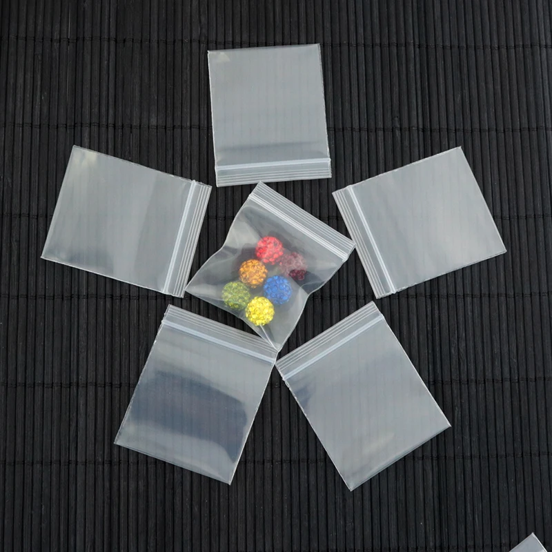 

Plastic Packing Bags !100pcs/lot (2.7cm*3cm) Clear Resealable Plastic Bag PE Zip Lock Pouches thickness:0.2mm