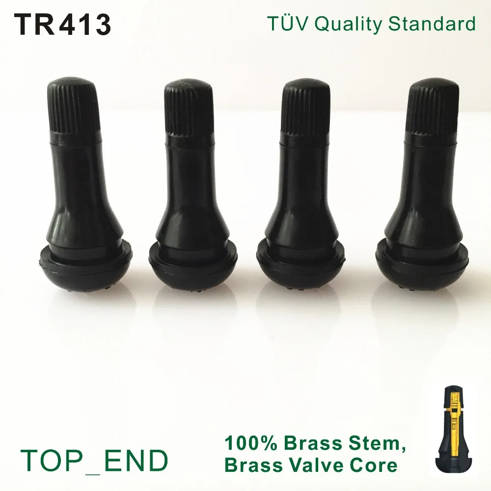 

4pcs/set,TR413,Tyre Valve,Passenger Car Tubeless Valve (Snap-in),Brass Stem,Brass Valve Core