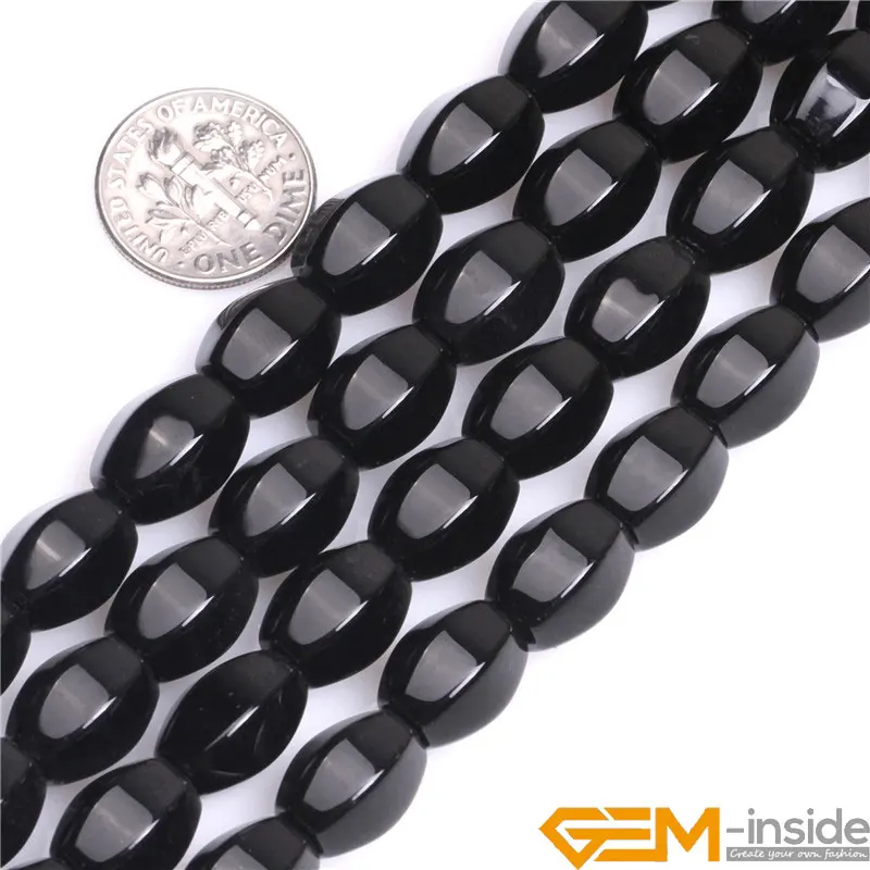 Natural Gem Stone Black Agates Beads Natural Stone Beads Loose Beads For Jewelry Making Strand 15 Inch Wholesale