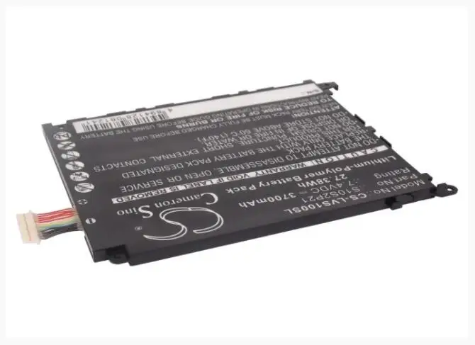 Cameron Sino 3700mAh battery for LENOVO LePad S1 Y1011 S10S2P21 	Tablet Battery